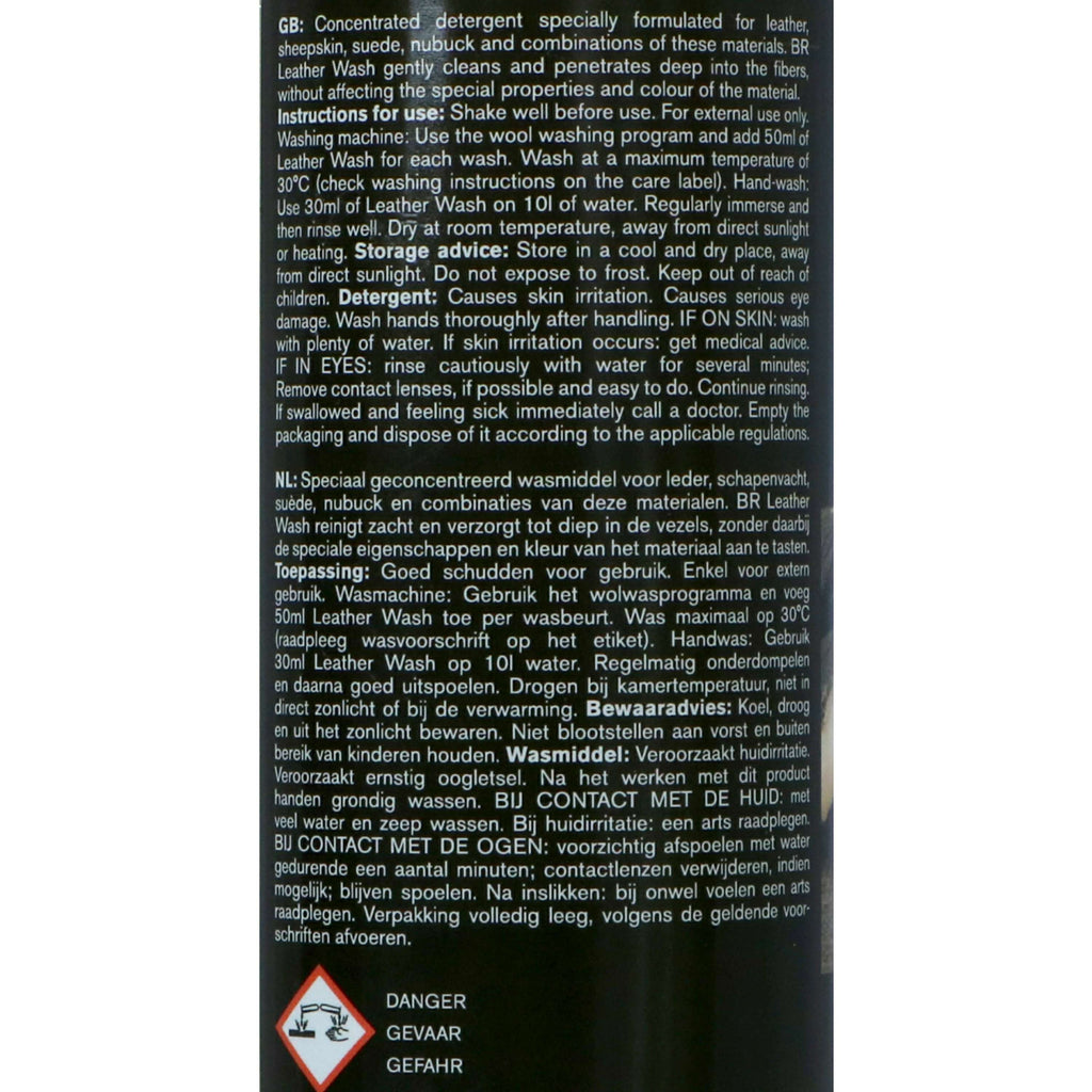 BR Leder-Seife in Flasche m Dosierpumpe