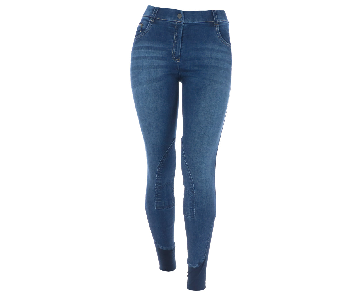 EQUITHÈME Reithose Texas Denim Blau/Beige