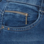 EQUITHÈME Reithose Texas Denim Blau/Beige