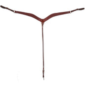 Westride Western Vorderzeug Bestickt Havanna