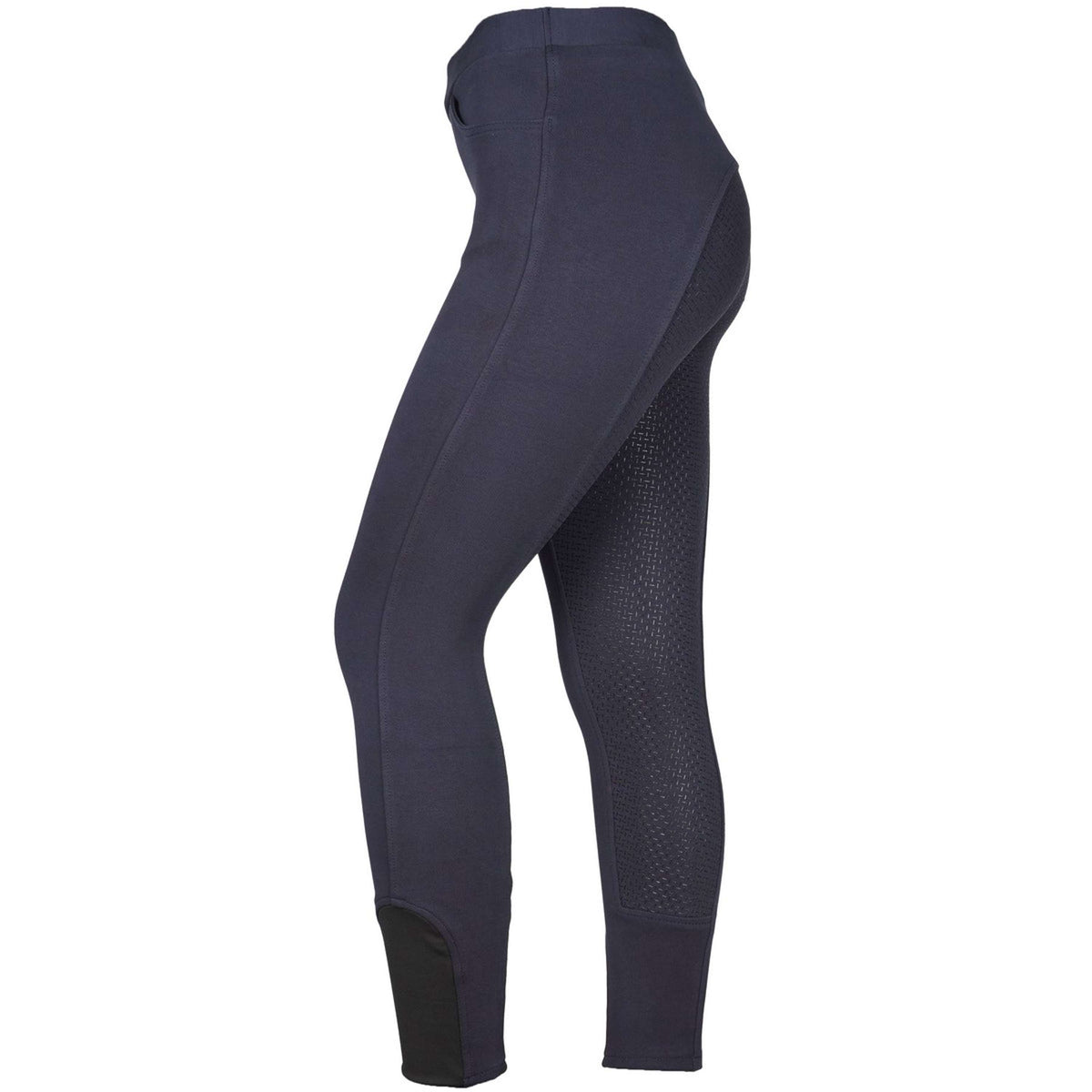 HKM Reitleggings Yvi Silikon Vollbesatz Dunkel blau