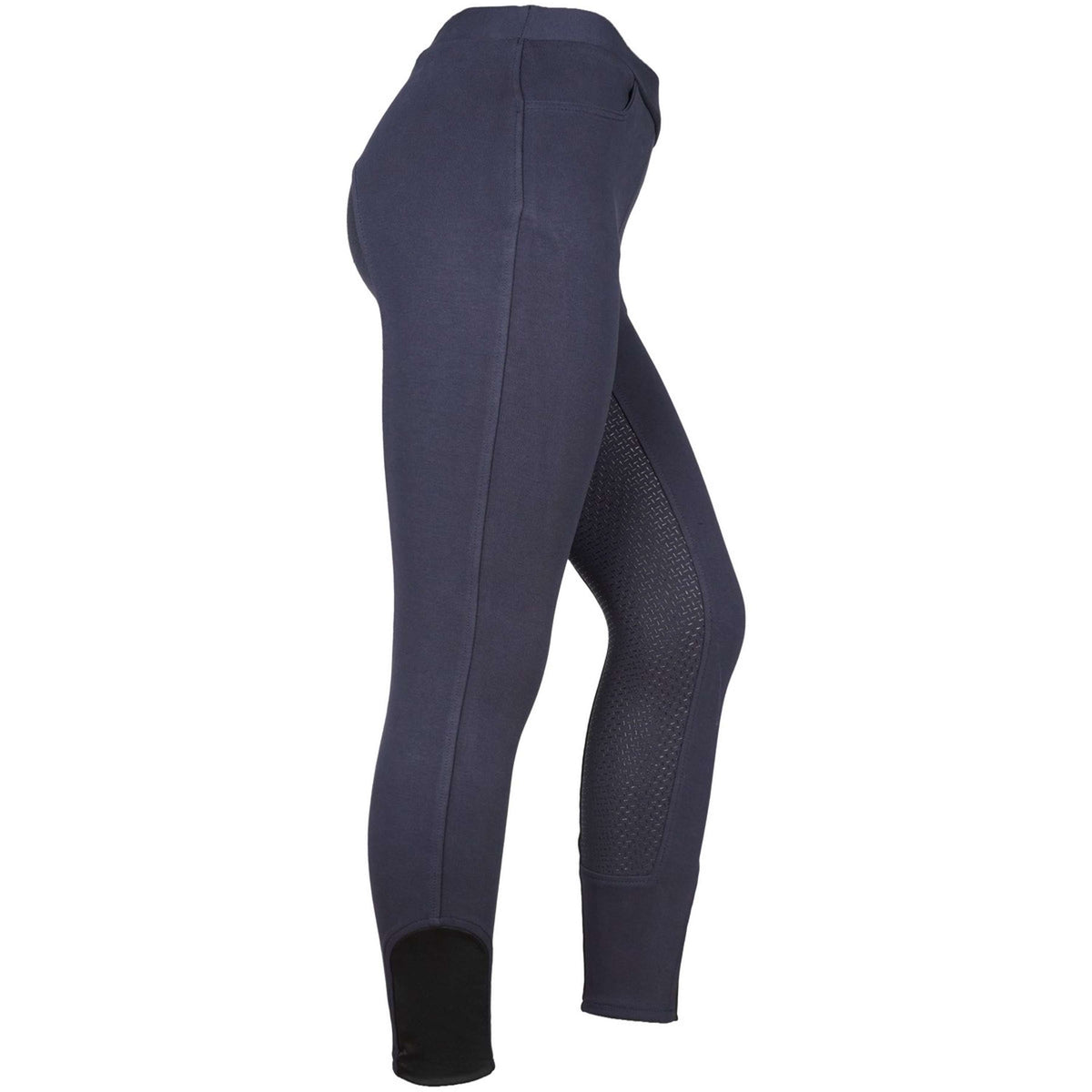 HKM Reitleggings Yvi Silikon Vollbesatz Dunkel blau