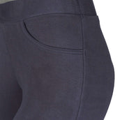 HKM Reitleggings Yvi Silikon Vollbesatz Dunkel blau