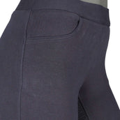 HKM Reitleggings Yvi Silikon Vollbesatz Dunkel blau