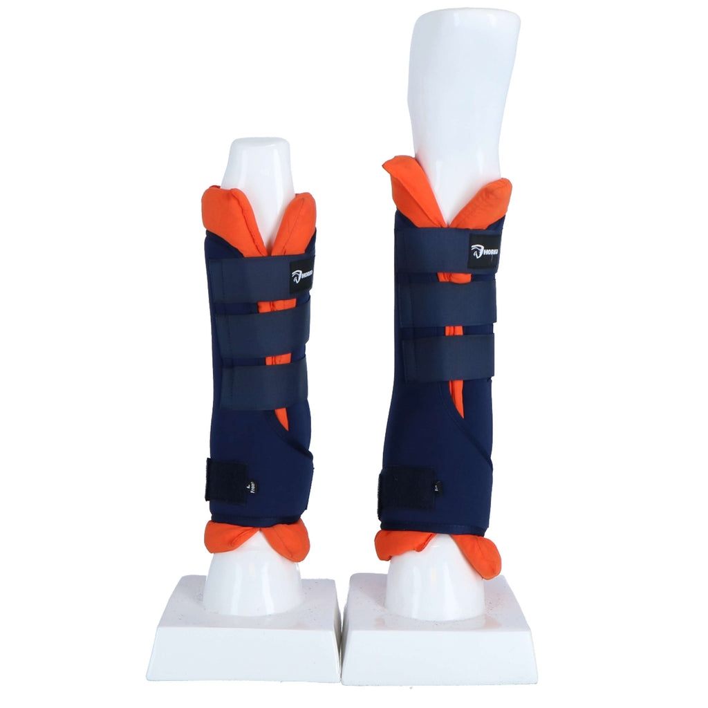 HORKA Transportgamaschen Blau/Orange