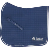 Bucas Schabracke Max Logo Dressur Navy/Silber