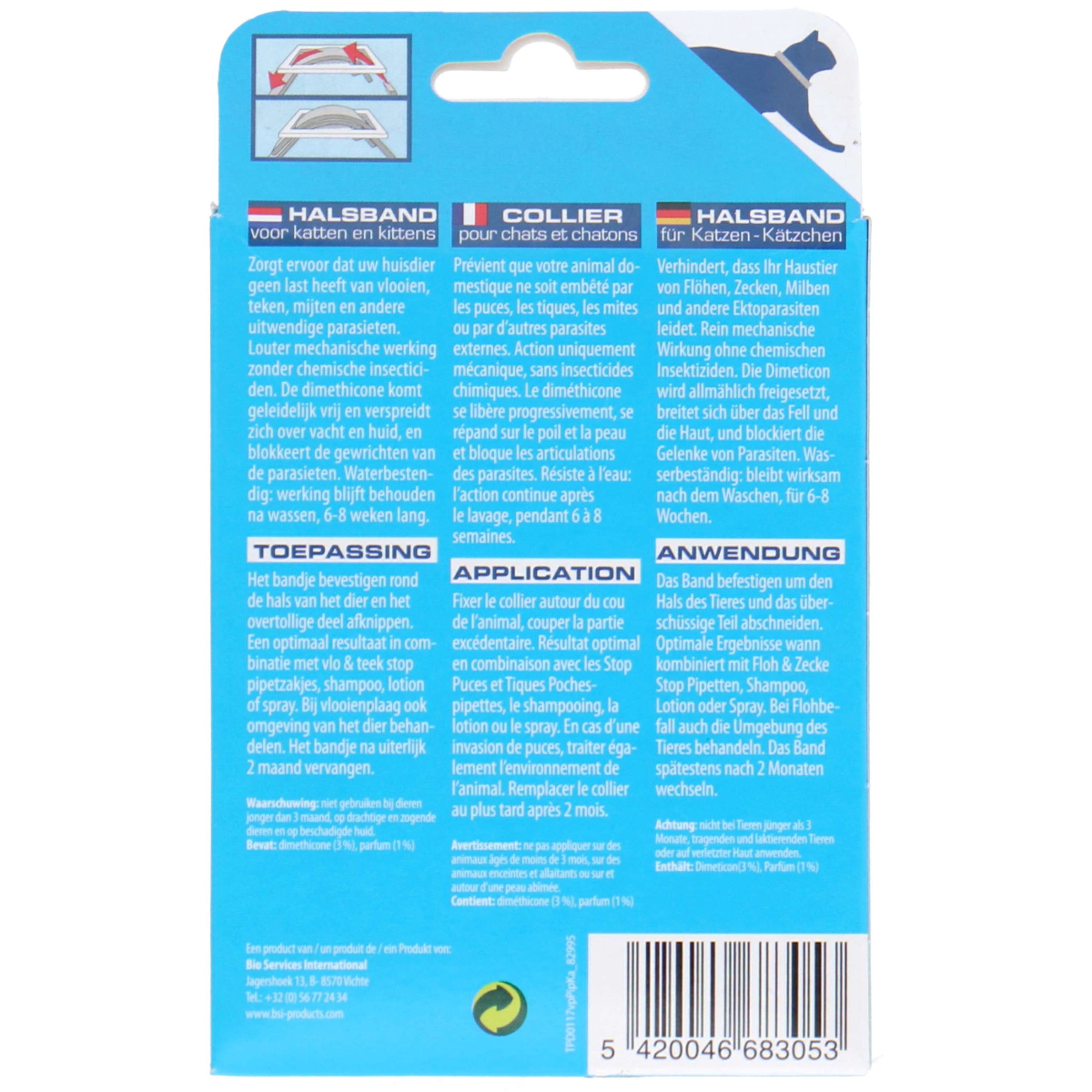 TPD Floh- & Zeckenstopp Halsband Katze TPD Floh- & Zeckenstopp Halsband Katze