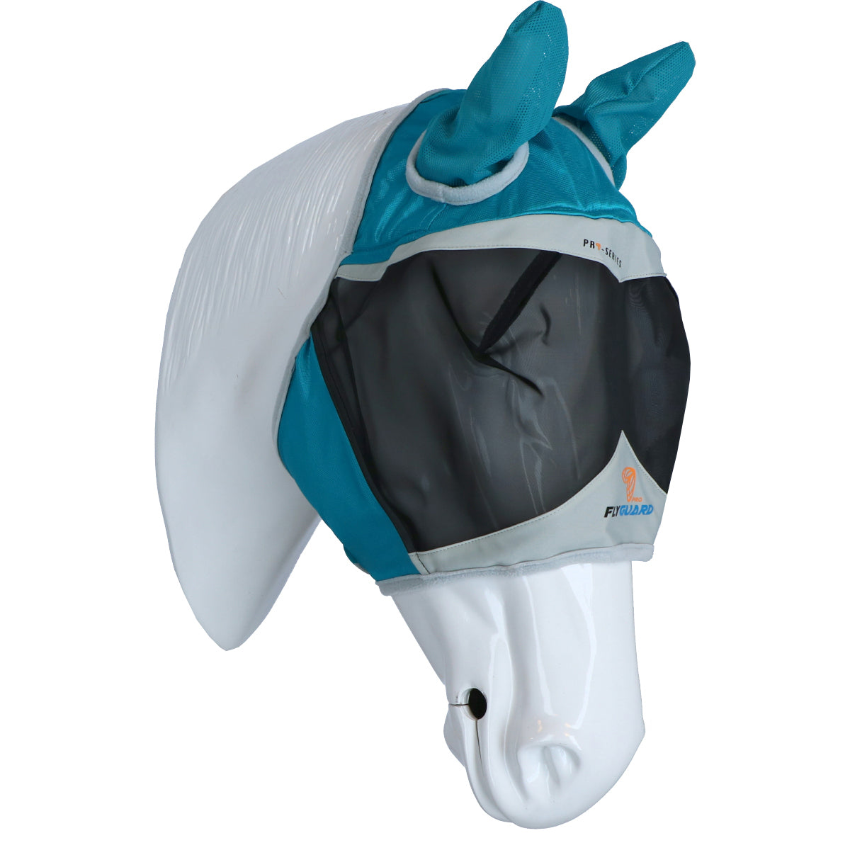 Shires Fliegenmaske mit Ohren Mesh Teal