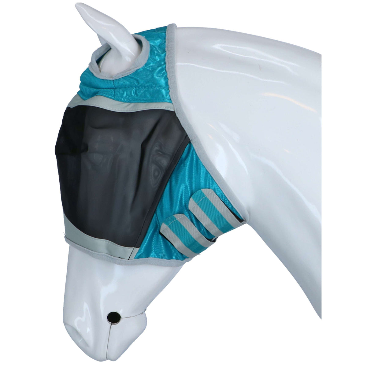 Shires Fliegenmaske mit Ohrausschnitt Teal