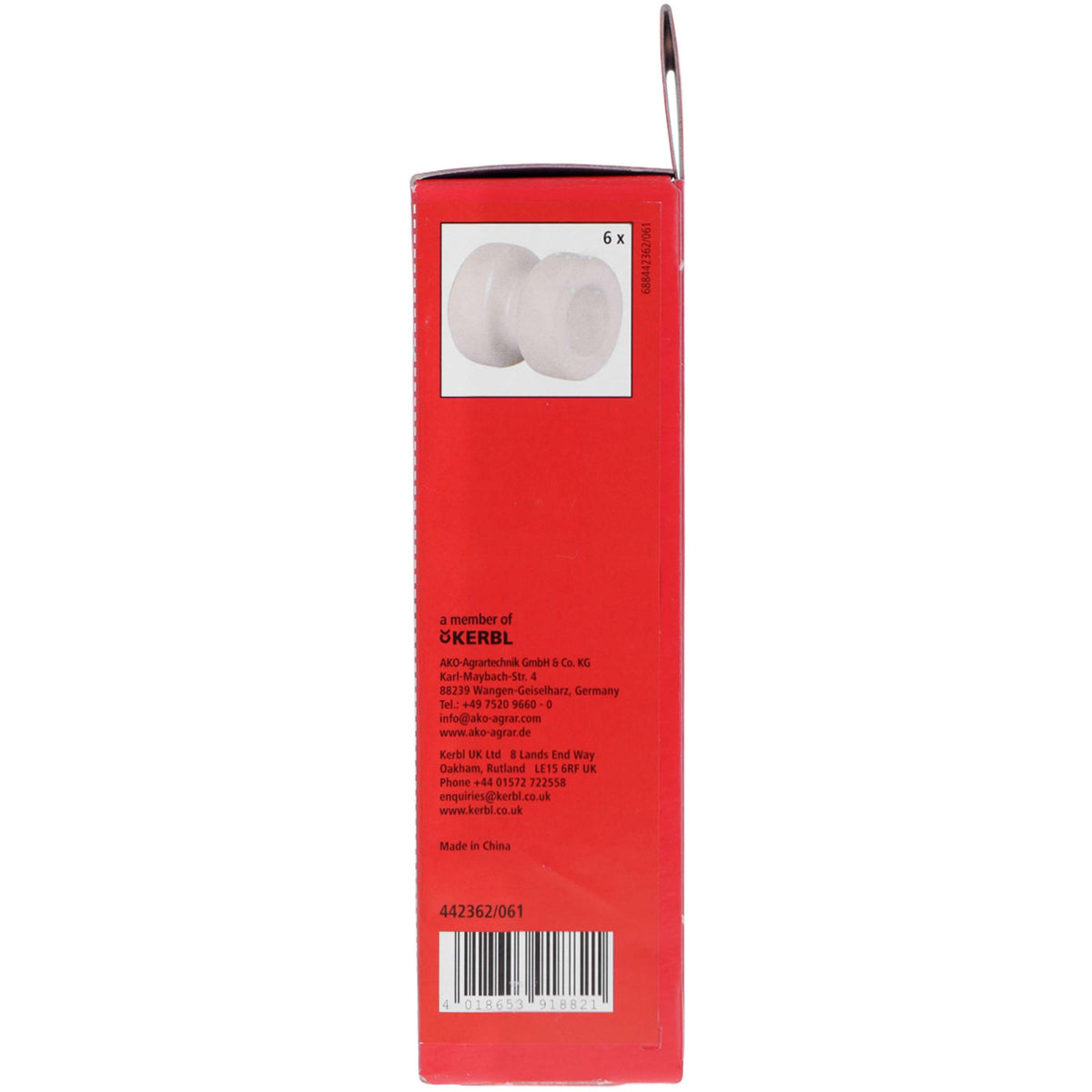 Ako Porzellan Eckisolator Beige 6 Stück