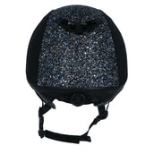 Back on Track Reithelm EQ3 Lynx microfiber Strass Blau/Silber