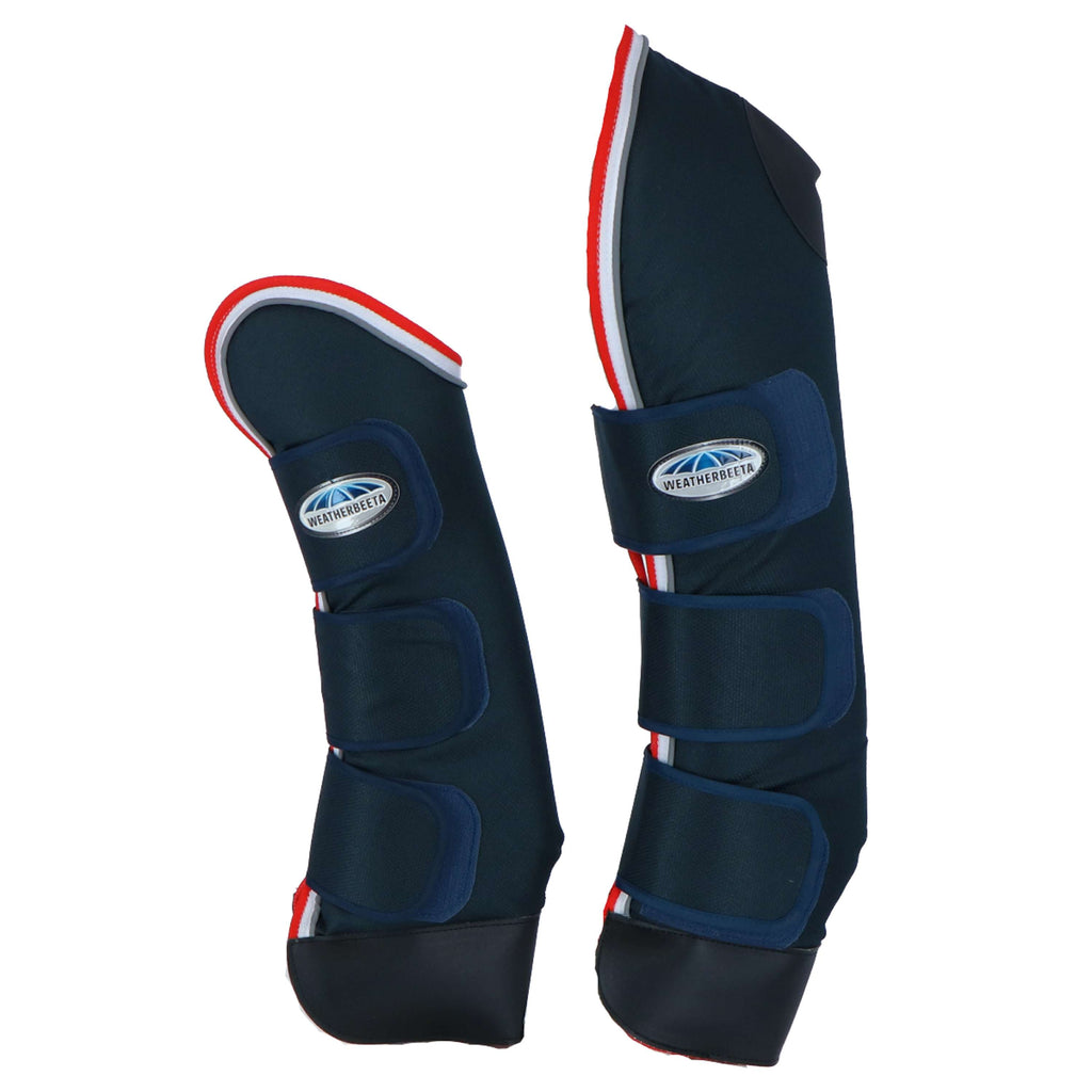 WeatherBeeta Transportgamaschen Deluxe Navy/Rot/Weiß