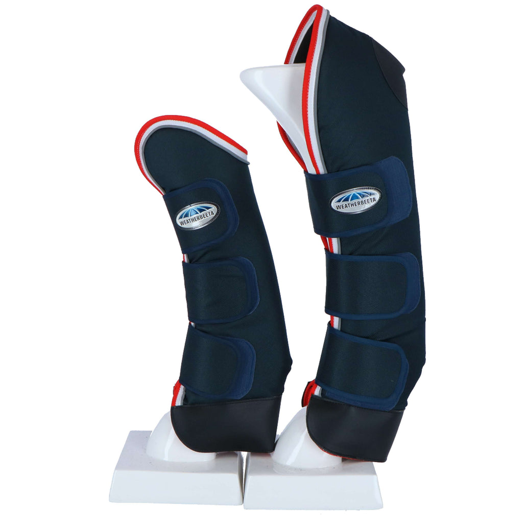 WeatherBeeta Transportgamaschen Deluxe Navy/Rot/Weiß