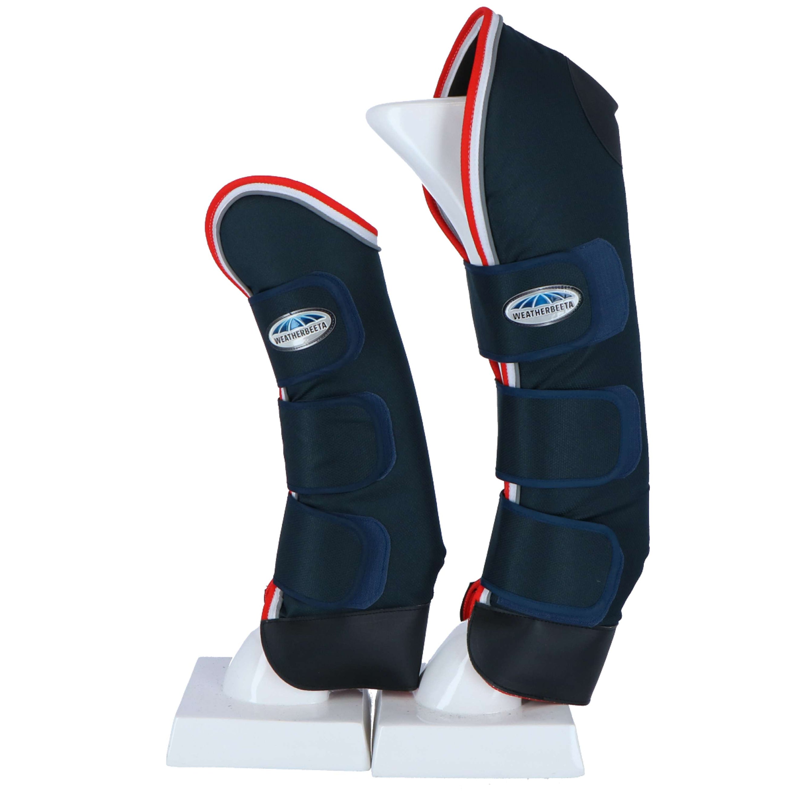 WeatherBeeta Transportgamaschen Deluxe Navy/Rot/Weiß