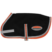 Weatherbeeta Dog Coat Therapy-Tec Fleece Schwarz/Silber/Rot