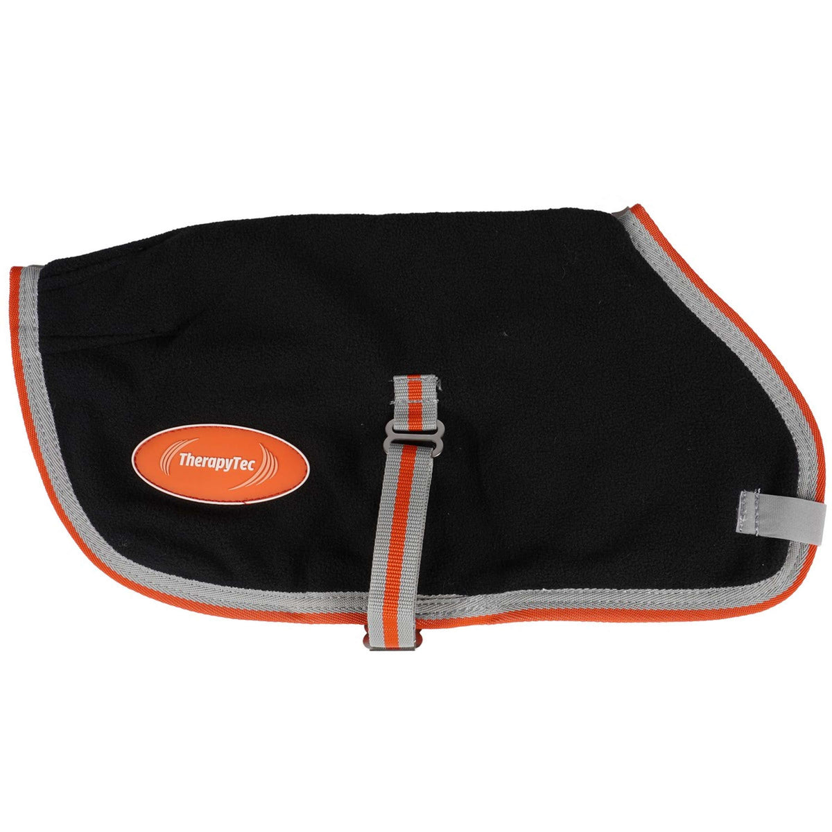 Weatherbeeta Dog Coat Therapy-Tec Fleece Schwarz/Silber/Rot