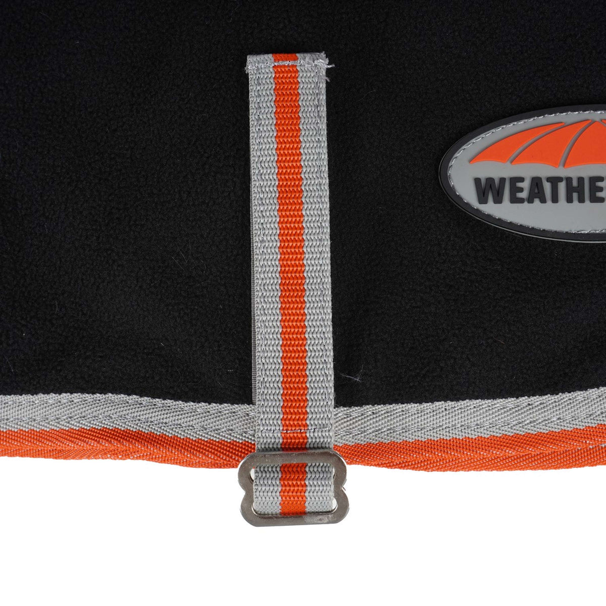 Weatherbeeta Dog Coat Therapy-Tec Fleece Schwarz/Silber/Rot