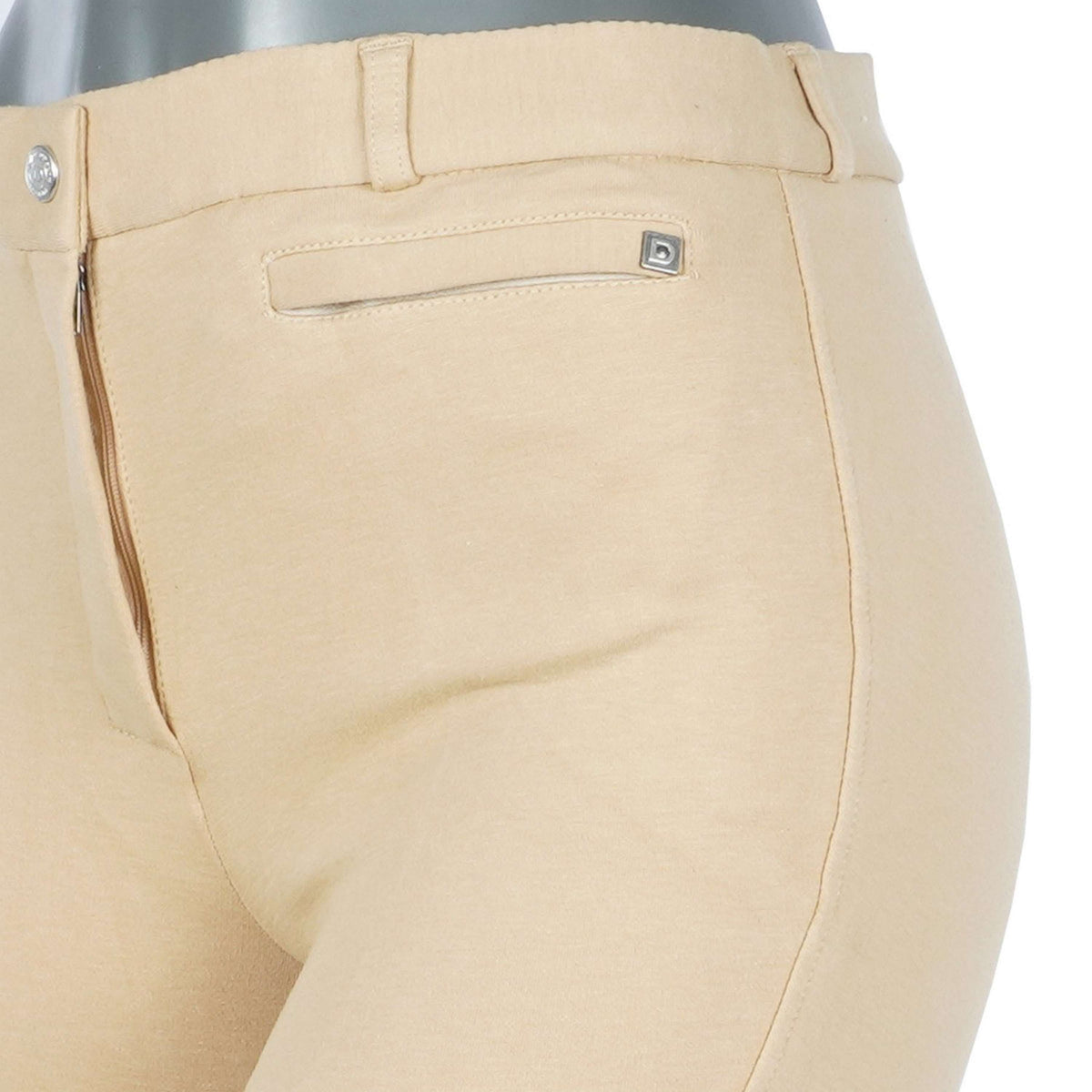 Dublin Reithose Supa-Fit Zip Up Knee Patch Jodhpurs Beige