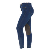 Dublin Reithose Shona Knee Patch Denim Blaue Denim