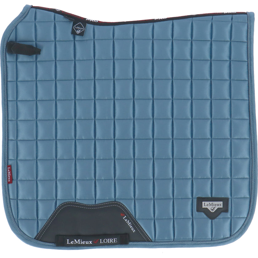 LeMieux Schabracke Loire Classic Satin Square Dressur Ice Blue