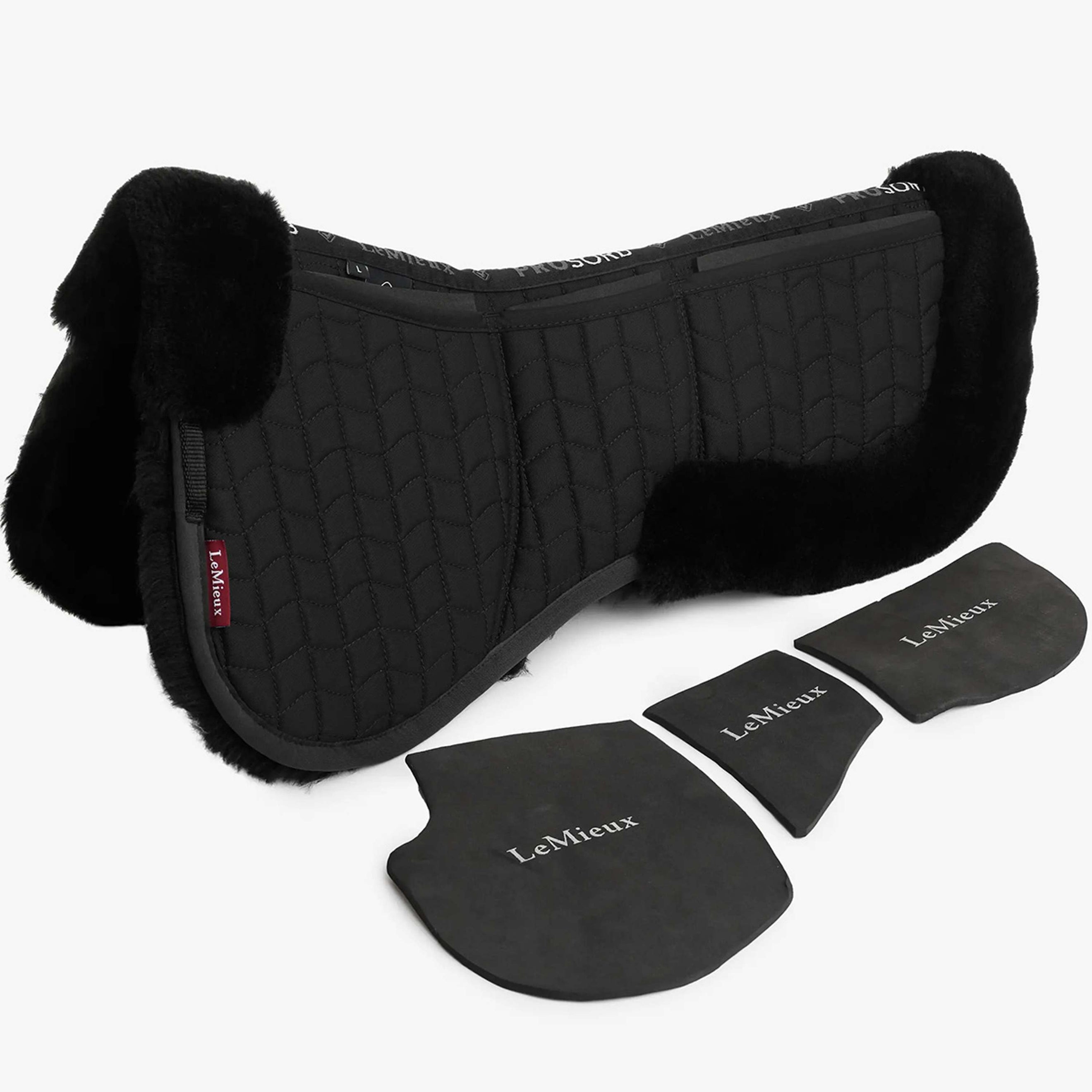 LeMieux Sattelunterleger ProLambs Pro-Sorb 3 Fächer Schwarz