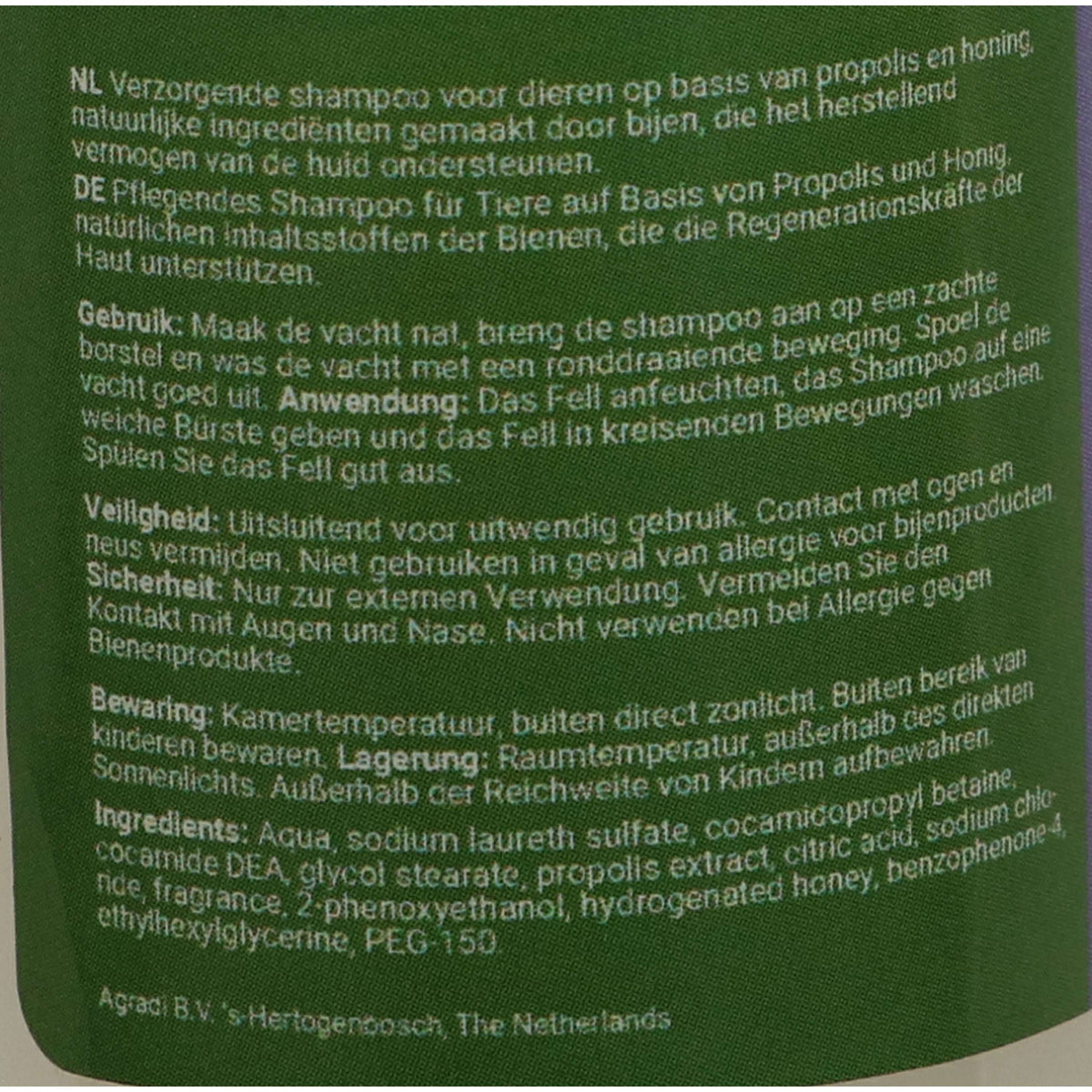 Agradi Horse Skin Derm Shampoo Propolis Honig