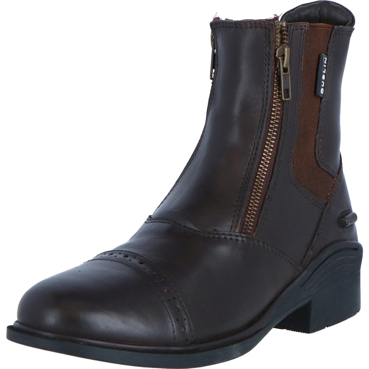 Dublin Boots Evolution Double Zip Front Braun