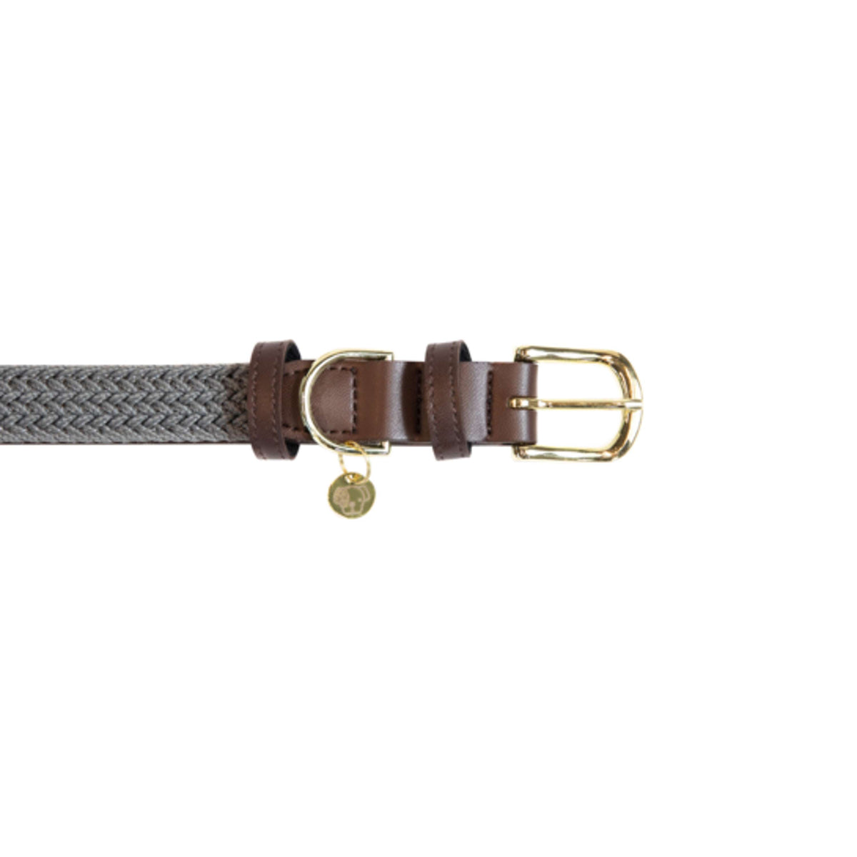 Kentucky Kragen Plaited Nylon Grau