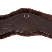 Kentucky Dressurgurt Sheepskin Anatomic Short Braun