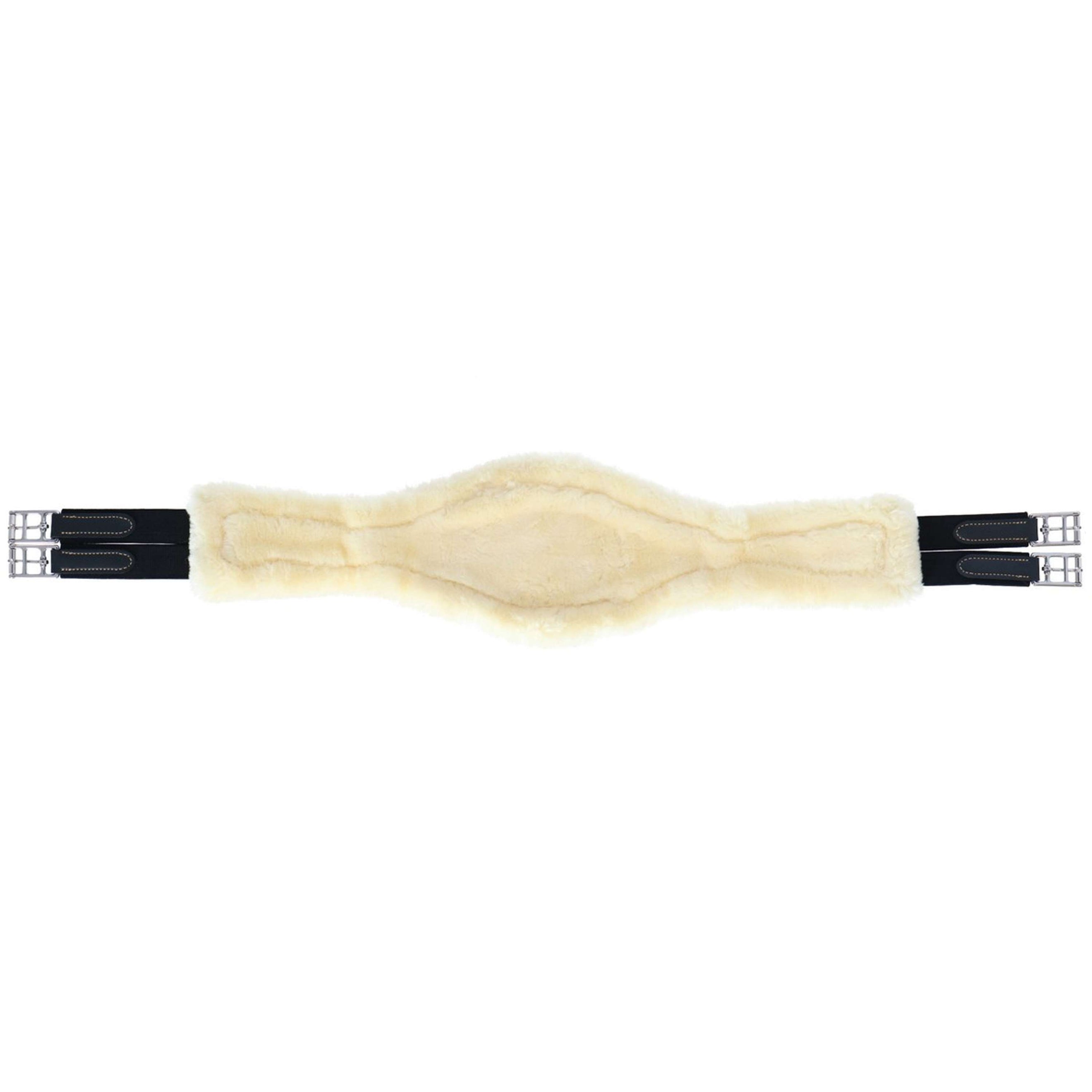 Kentucky Spring Sattelgurt Sheepskin Anatomic Schwarz