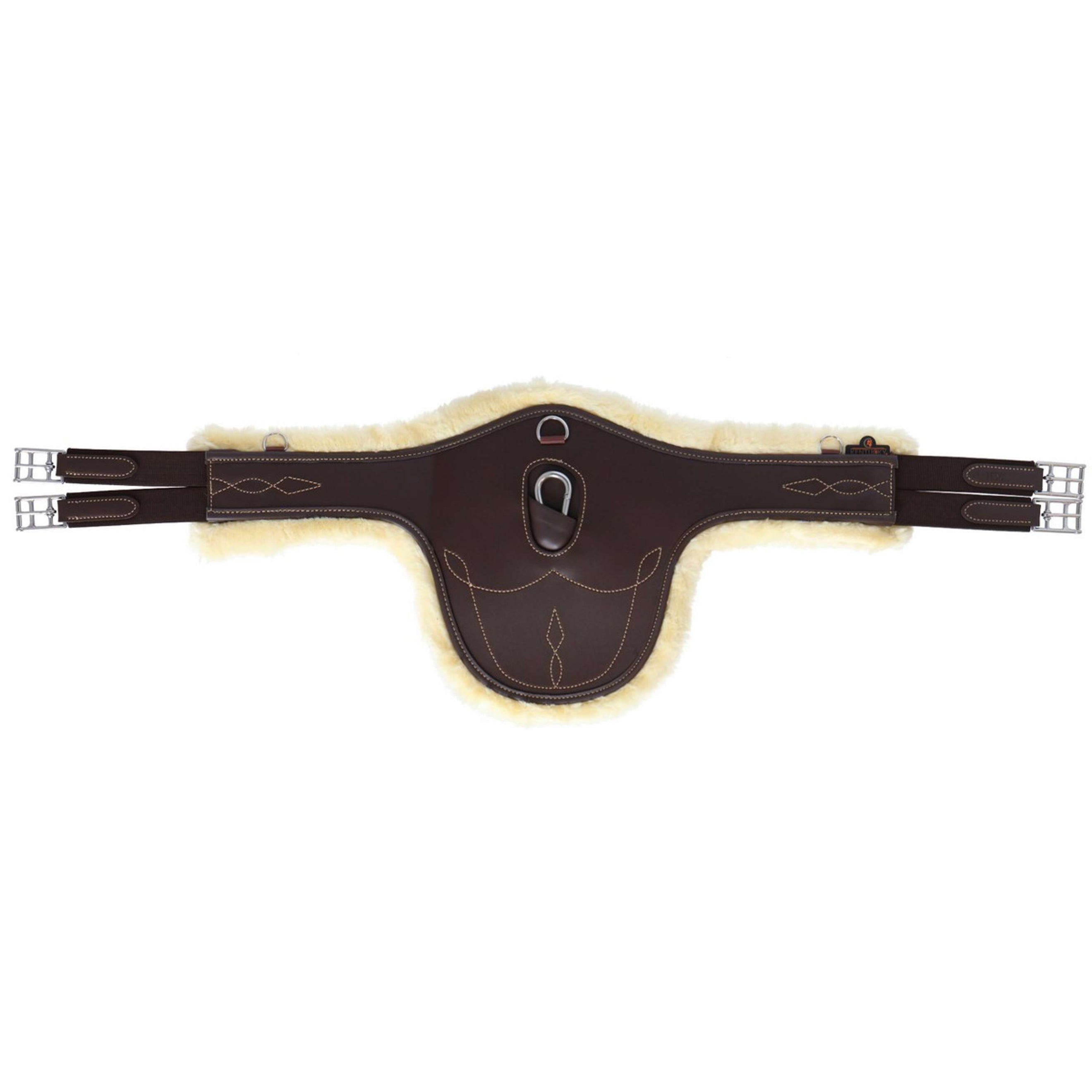 Kentucky Spring Sattelgurt Sheepskin Stud Braun Kentucky Spring Sattelgurt Sheepskin Stud Braun