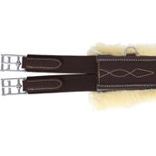 Kentucky Spring Sattelgurt Sheepskin Stud Braun