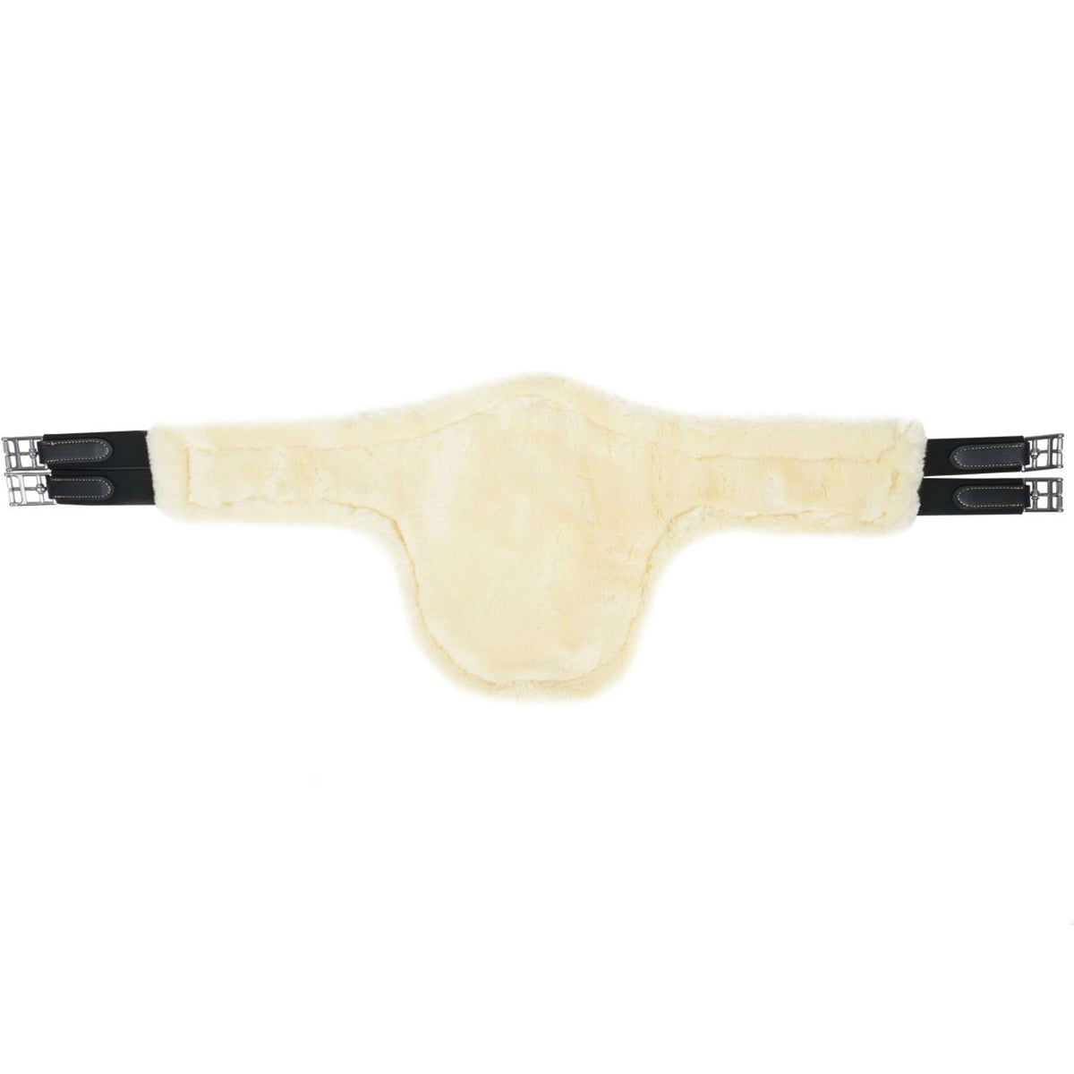 Kentucky Spring Sattelgurt Sheepskin Stud Schwarz