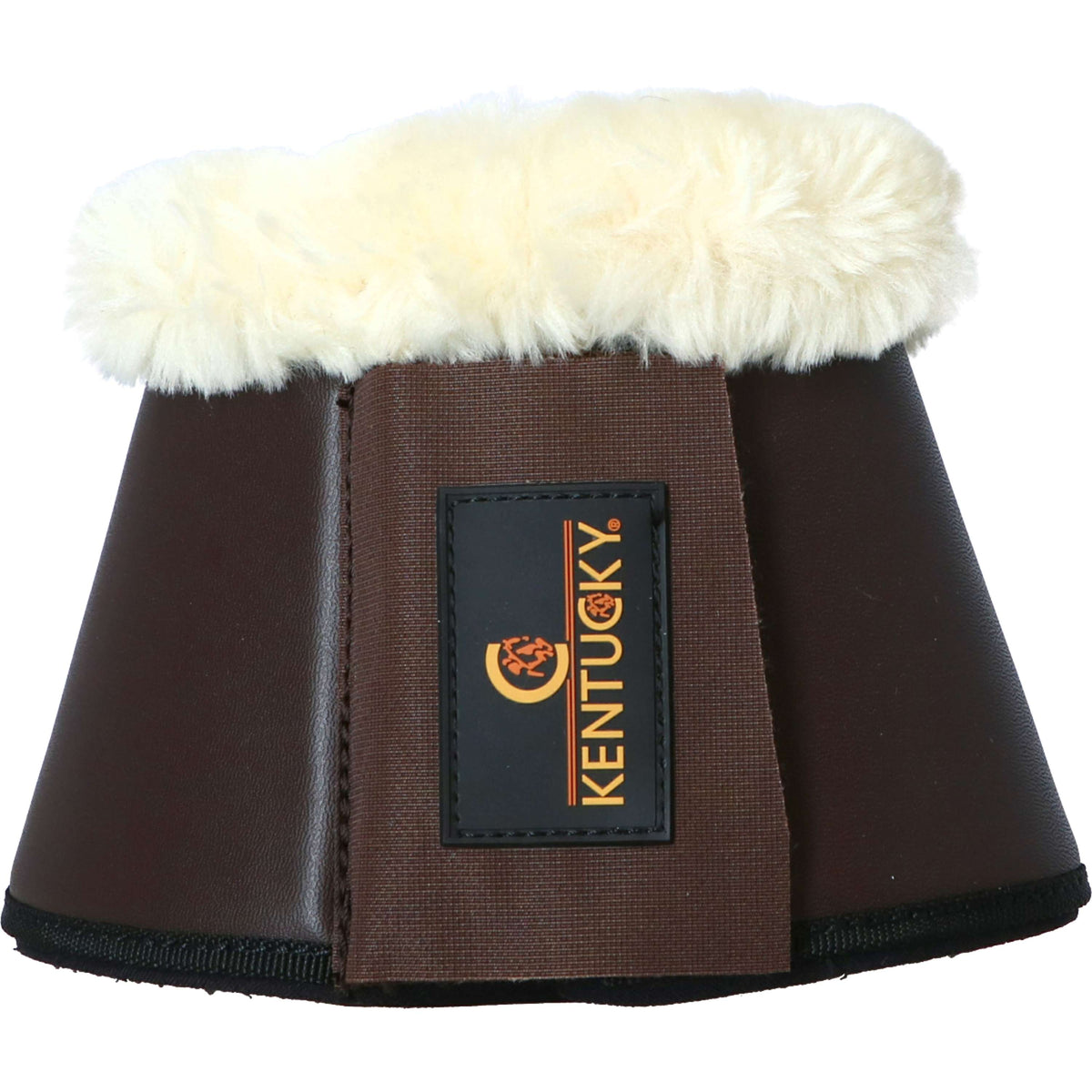 Kentucky Horsewear Hufglocken Sheepskin Leather Braun