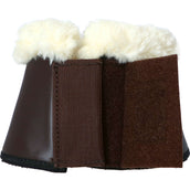 Kentucky Horsewear Hufglocken Sheepskin Leather Braun