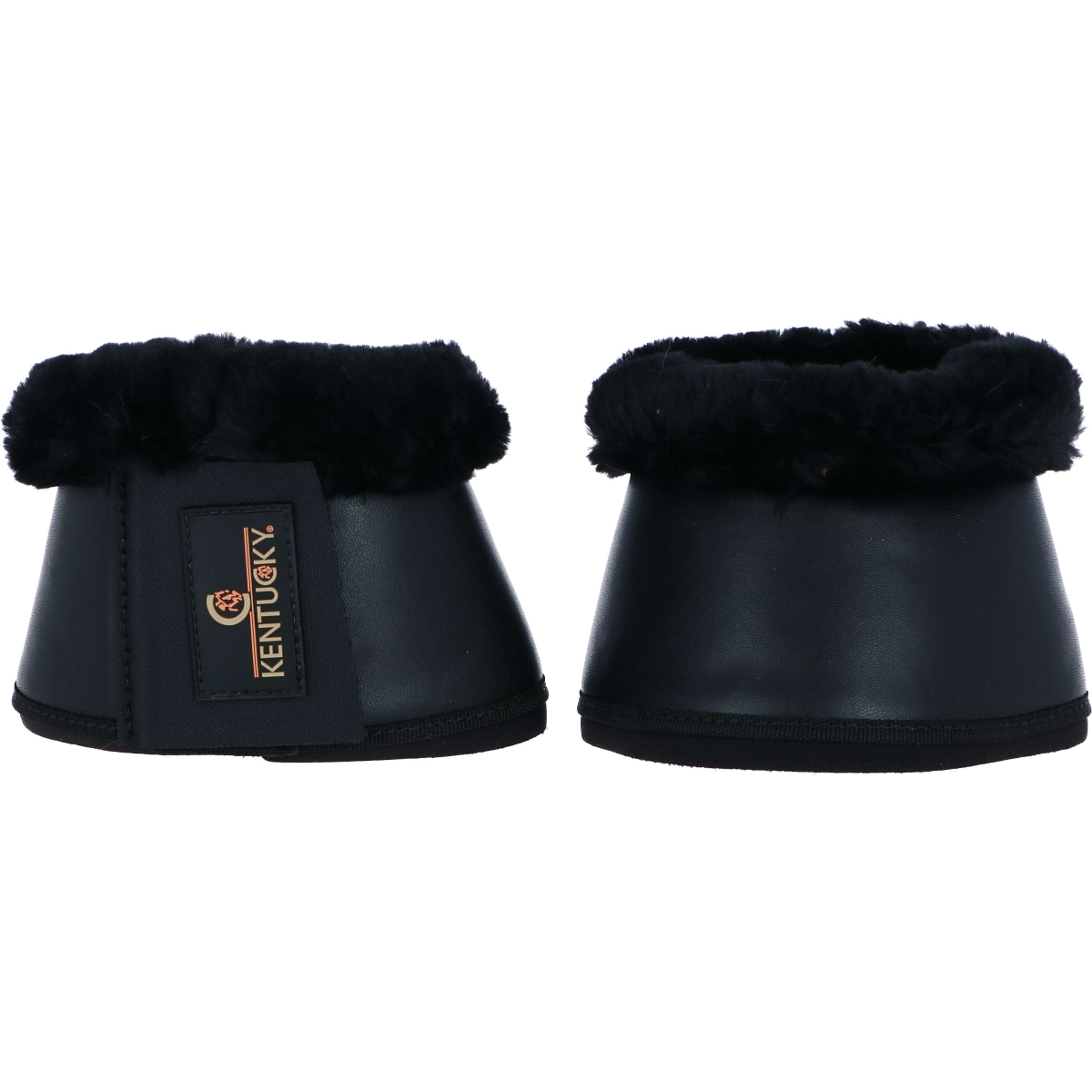 Kentucky Horsewear Hufglocken Sheepskin Leather Schwarz/Schwarz Kentucky Horsewear Hufglocken Sheepskin Leather Schwarz/Schwarz