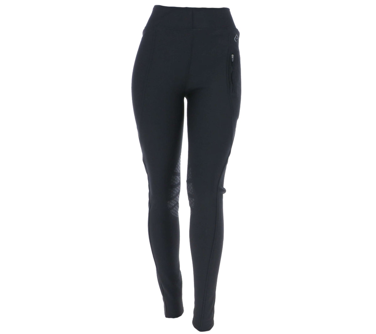 EQUITHÈME Reitleggings Dolomyt Softshell Schwarz