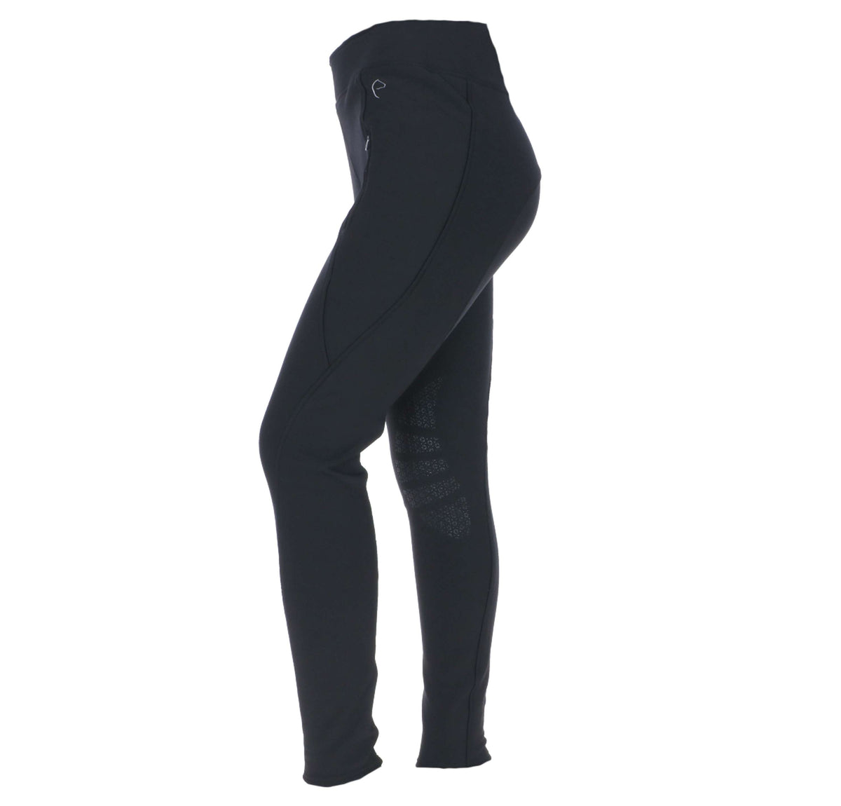 EQUITHÈME Reitleggings Dolomyt Softshell Schwarz