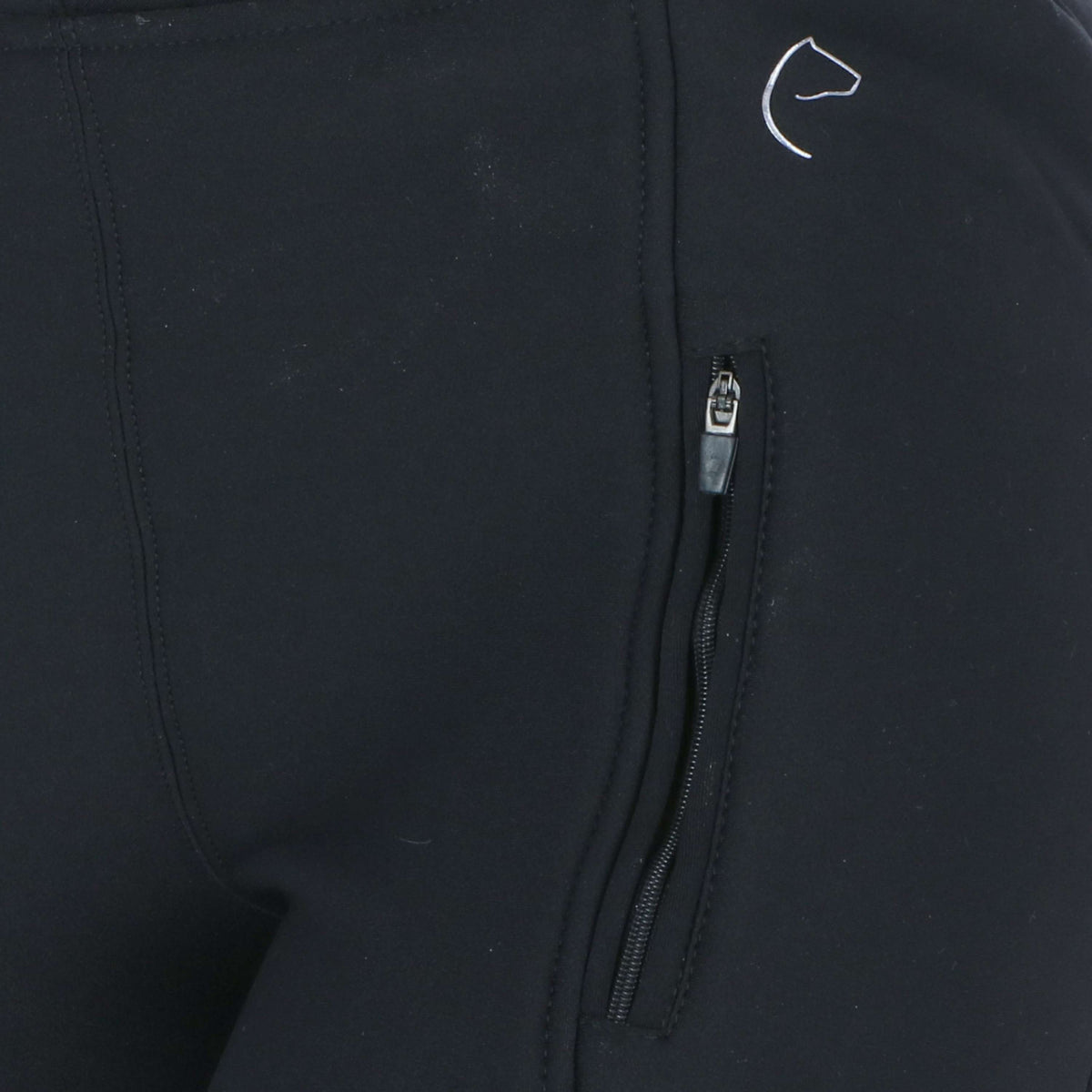 EQUITHÈME Reitleggings Dolomyt Softshell Schwarz