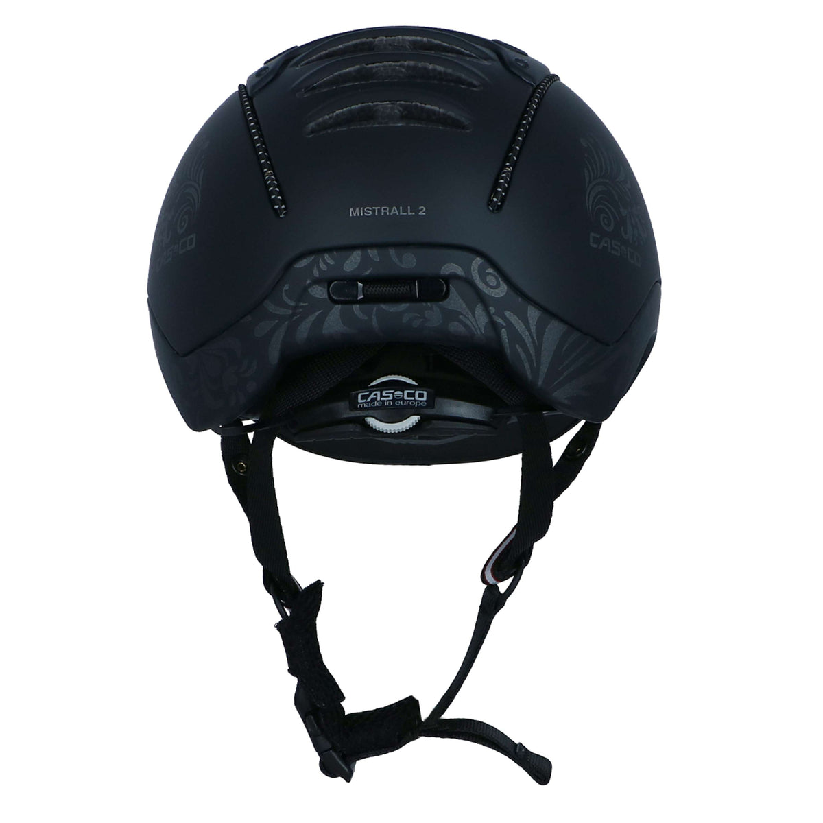 Casco Reithelm Mistrall 2 Schwarz Blume