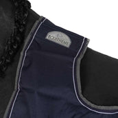 EQUITHÈME Ausreitdecke Tyrex Polar Fleece 600D Navy/Grau Dots