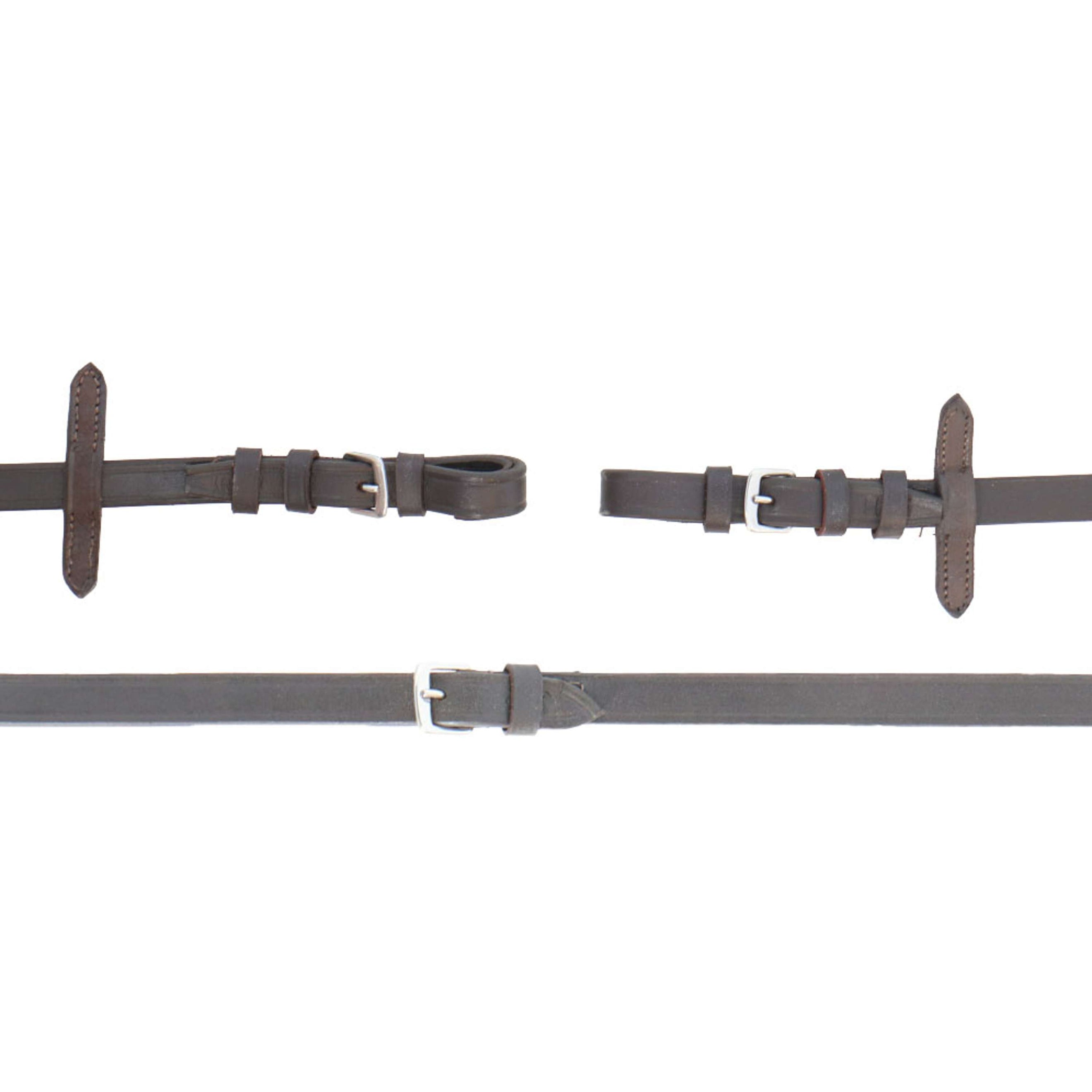 Riding World Zügel Leder Schwarz Riding World Zügel Leder Schwarz