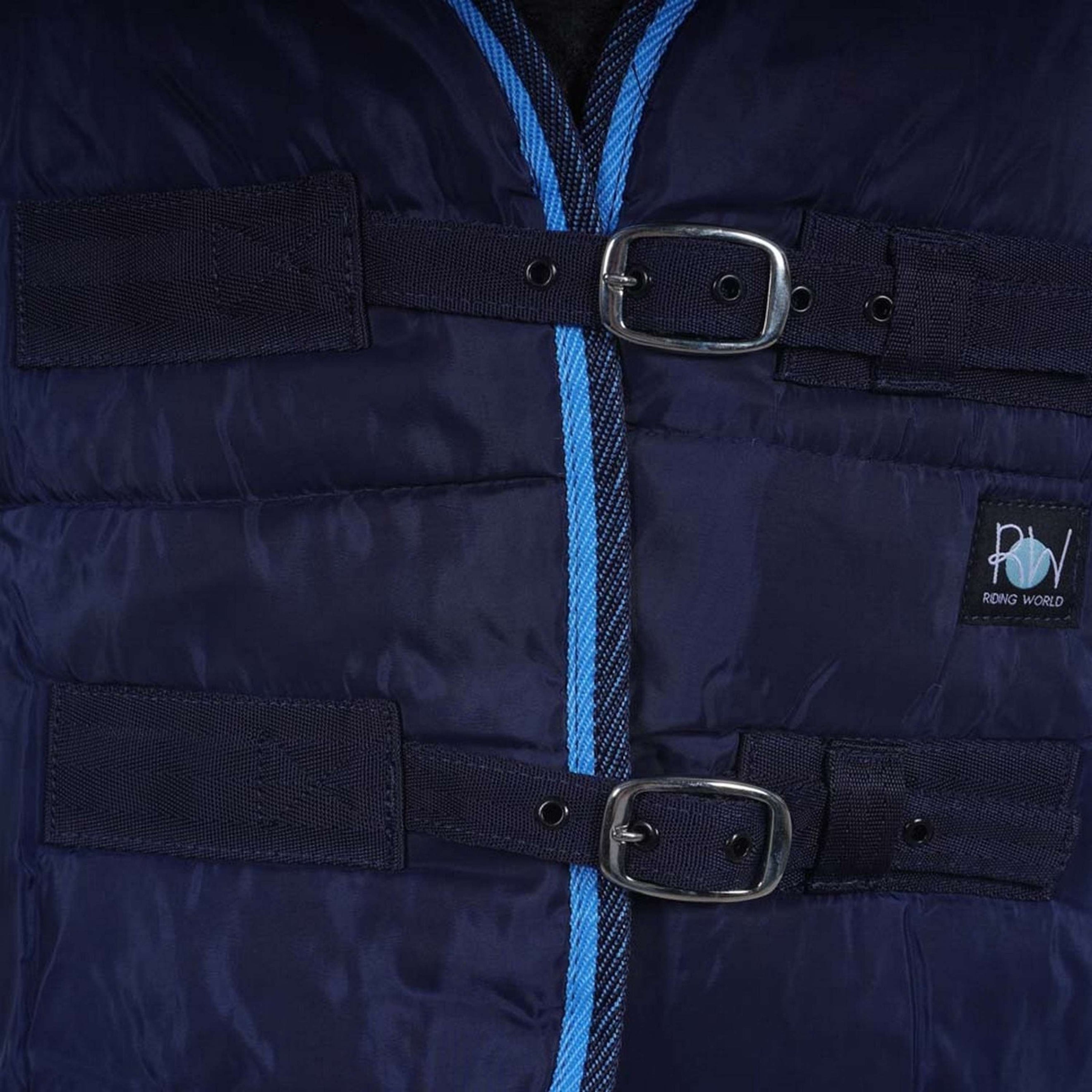 Riding World Stalldecke Combo Blau Riding World Stalldecke Combo Blau