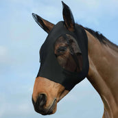 WeatherBeeta Fliegenmaske Stretch Bug Eye Saver mit Ohren Schwarz/Schwarz