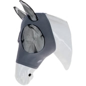 WeatherBeeta Fliegenmaske Stretch Bug Eye Saver mit Ohren Grau/Schwarz