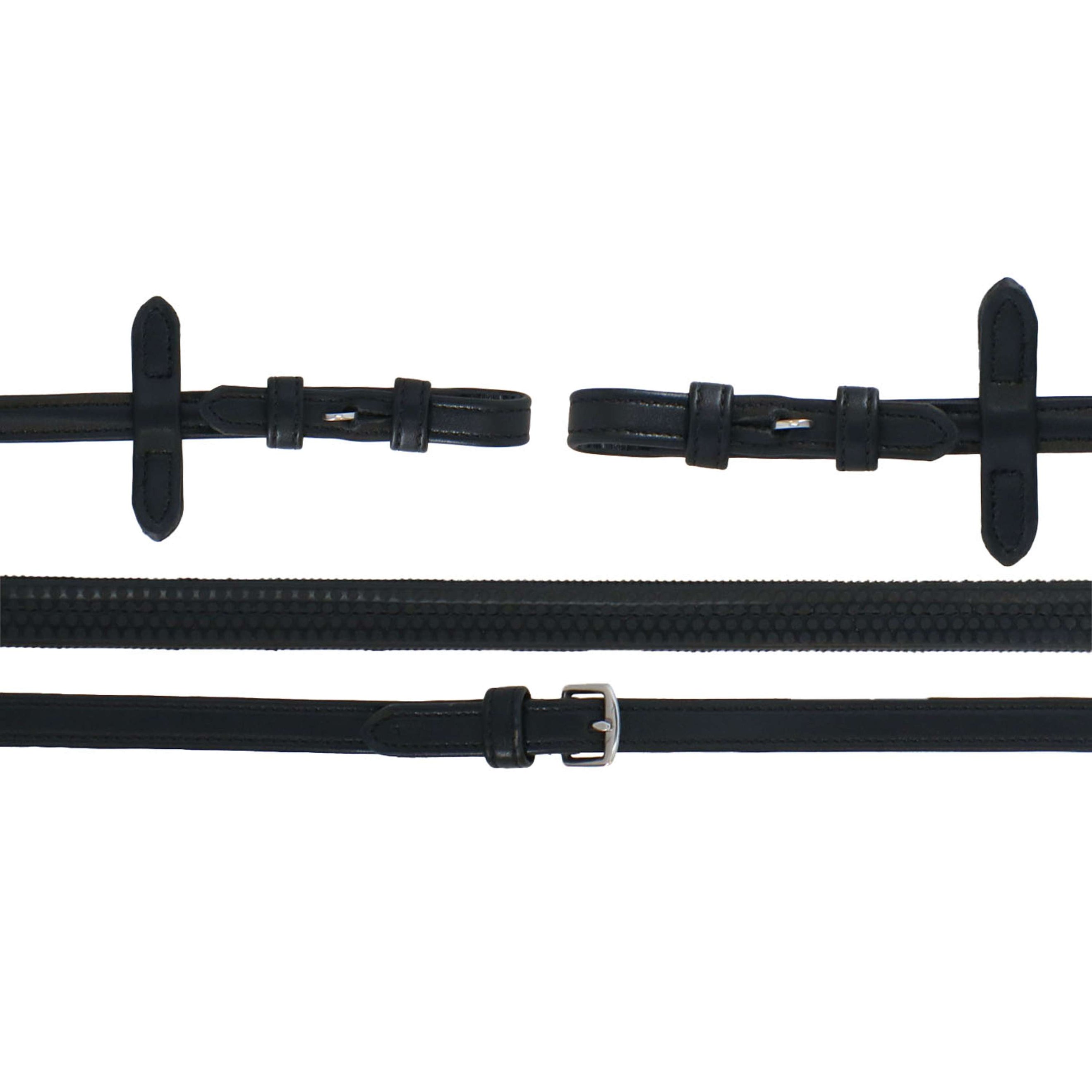 Collegiate Zügel Syntovia+ Gummi Schwarz