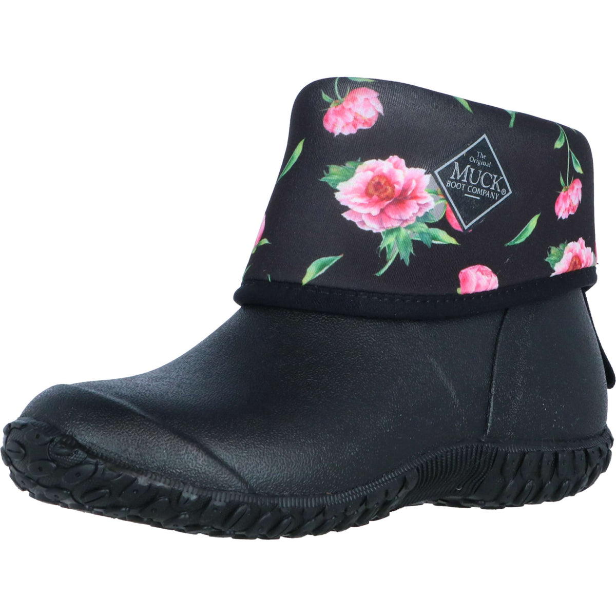 Muck Boot Muckster II Mid Damen Schwarz/Rosen