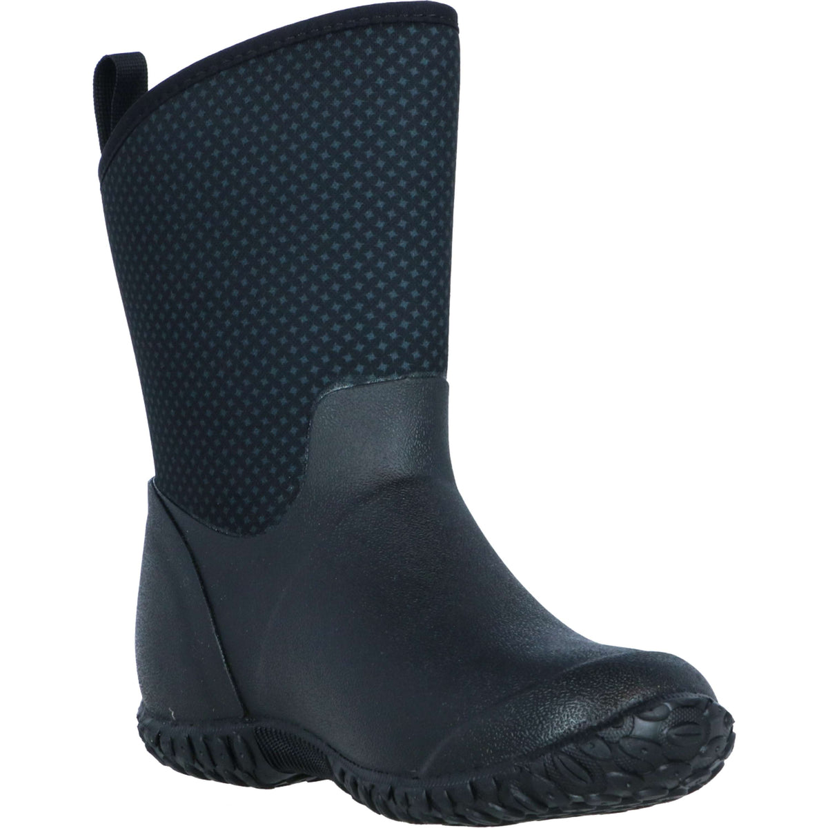 Muck Boot Muckster II Mid Damen Schwarz/Rosen