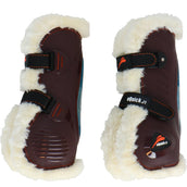 eQuick Gamaschen eShock Front Velcro Fluffy Braun