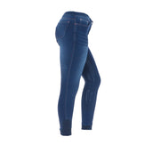 HKM Reithose Summer Demin Easy 3/4 Silikon Besatz Jeansblau